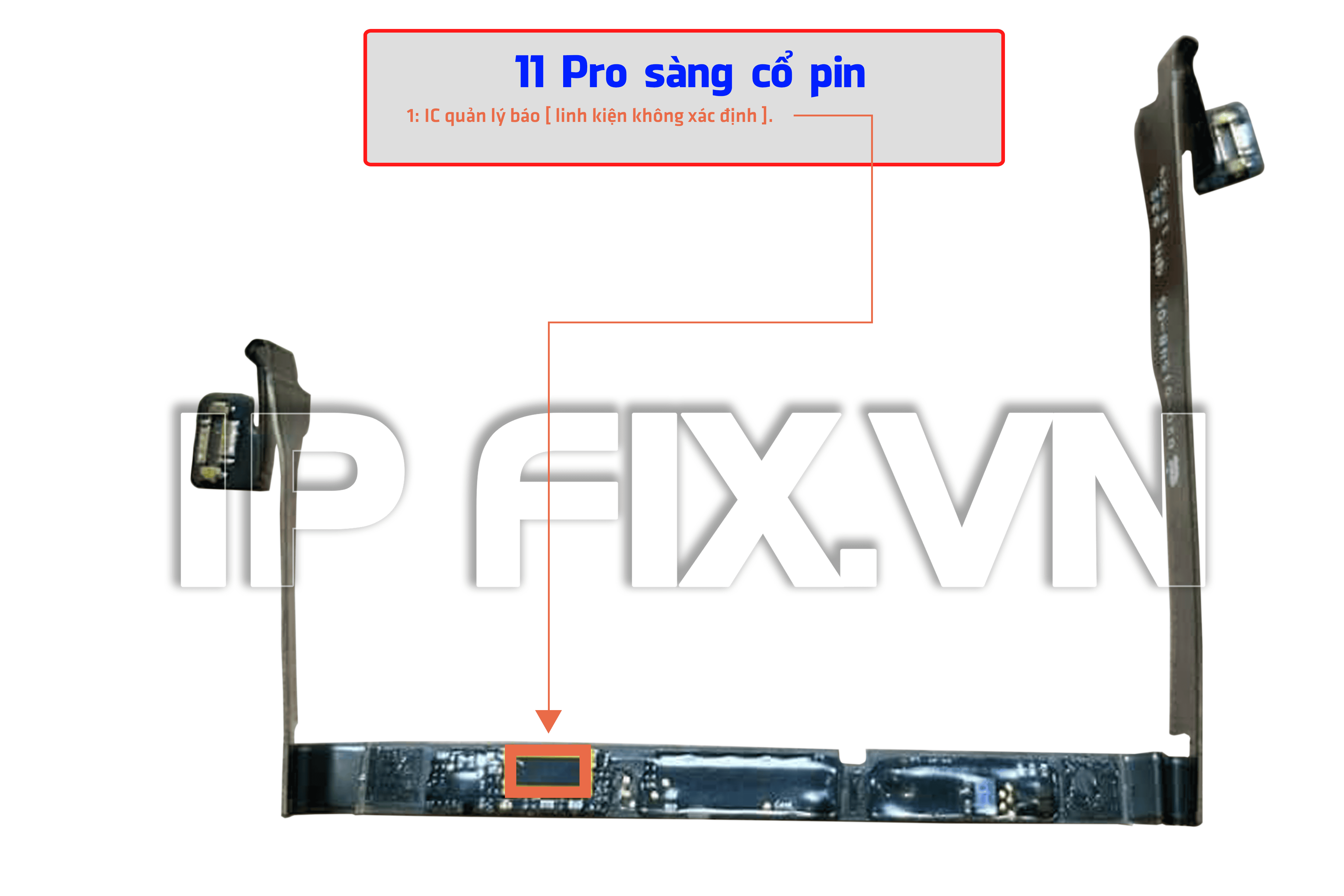 11 Pro sàng cổ pin